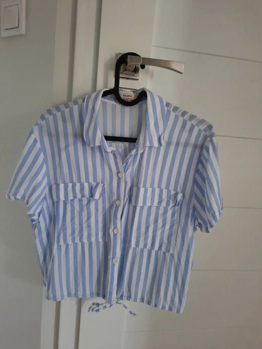 Krótka koszula w paski