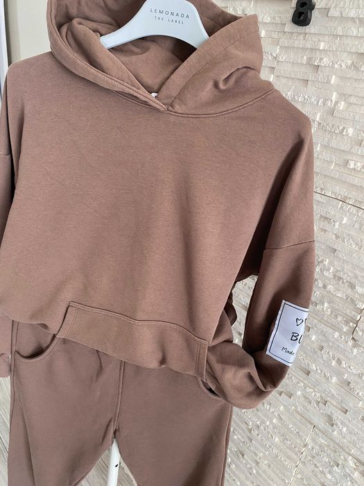 BLM By love me mięsisty dres set fango kangur + joggery