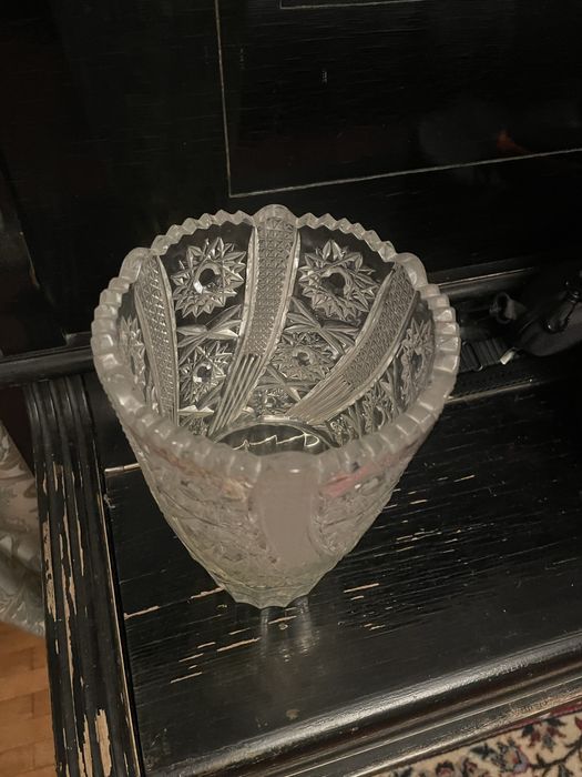 Хрустальна ваза нова