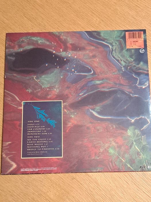Mike Oldfield Earth Moving winyl