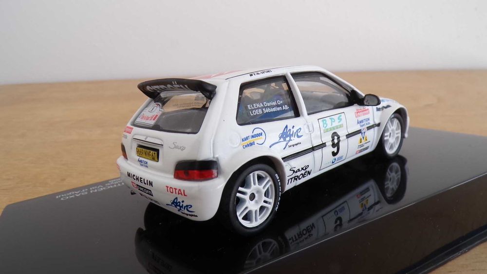 1/43 Citroen Saxo - Rally Val d`Àgout 1998 - Sébastien Loeb