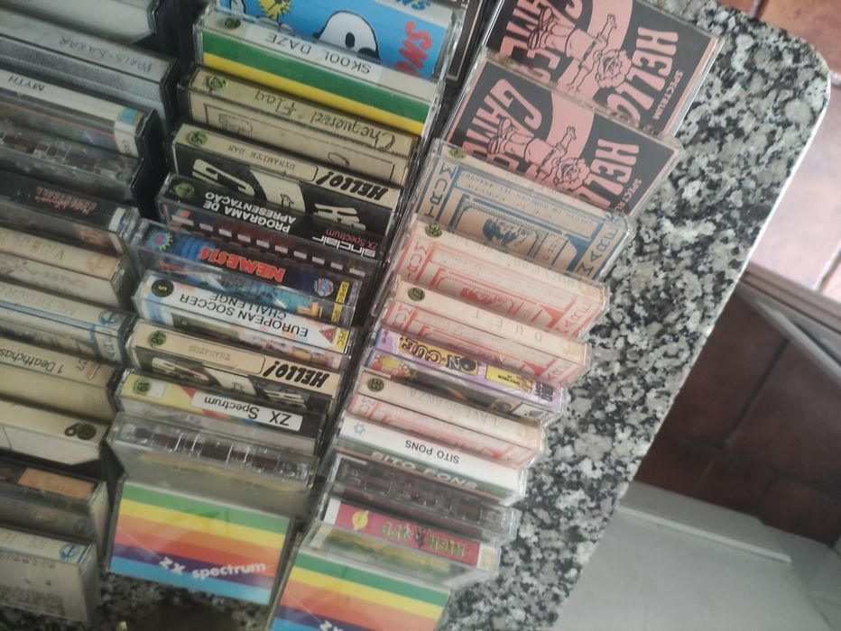 Lote de 45 K7s para Spectrum 48k e 128k