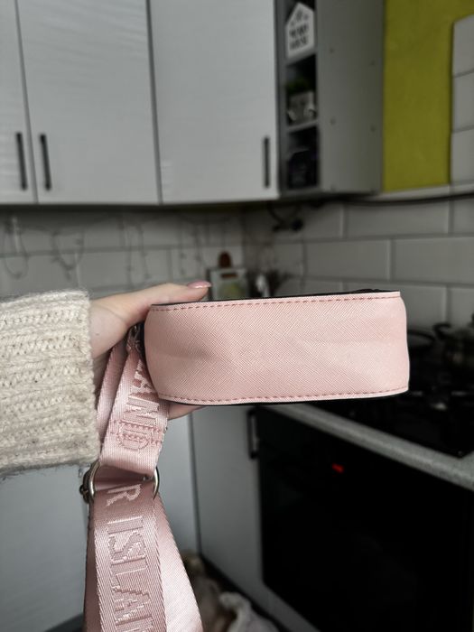 Сумка коричнева маленька крос боді