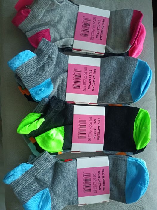 Skarpety damskie stopki 36-38