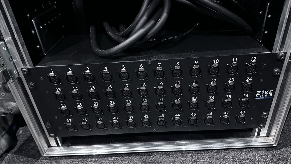 Zike labs Spliter audio 48-kanałowy Basic Line Plus + rack (case)