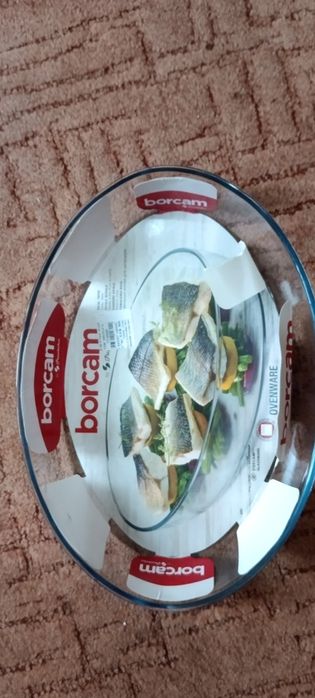 Форма для запікання нова оаальна скляна