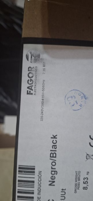 Placa de Indução Fagor – NOVA (comprada a 3 dias) – Oportunidade!