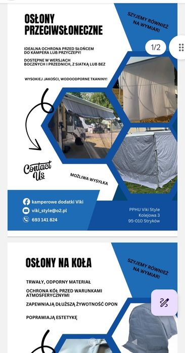 Mata termoizolacyjna, szyby,kamper,okno.