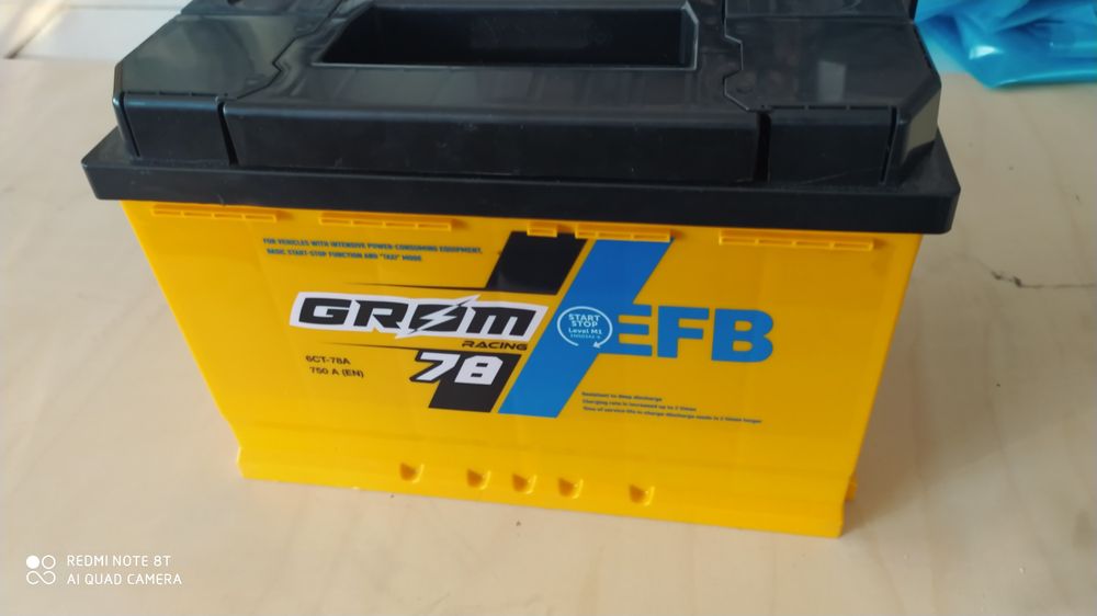 Nowy akumulator EFB. GROM RACING