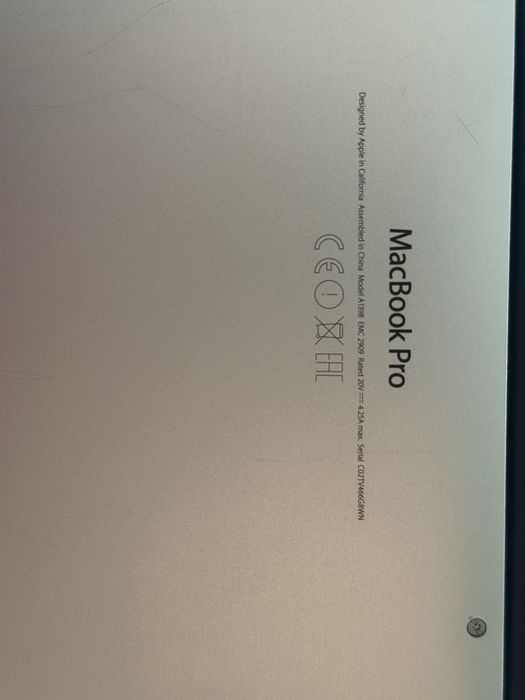 MacBook Pro 15” Retina (Mid 2015) i7 / 16GB RAM – mocna konfiguracja