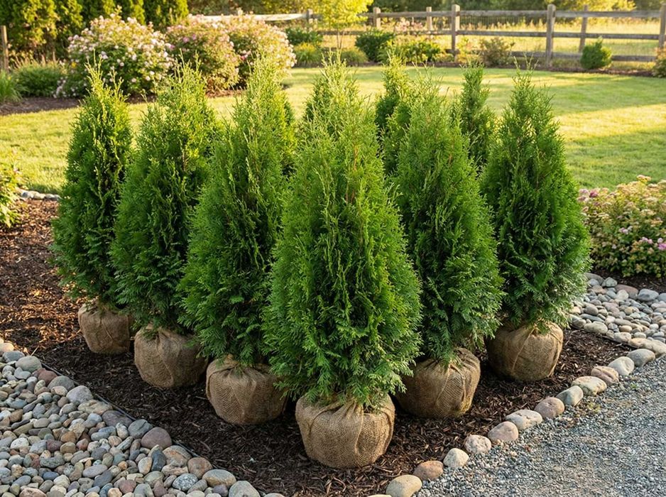 Duże tuje Brabant 140–160 cm | Transport i Sadzenie | Pruszków