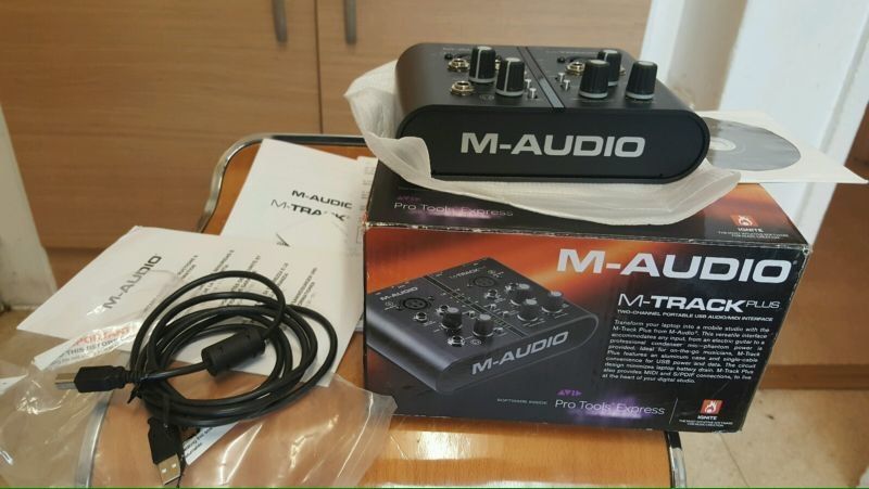 Interface usb M-Audio M track plus