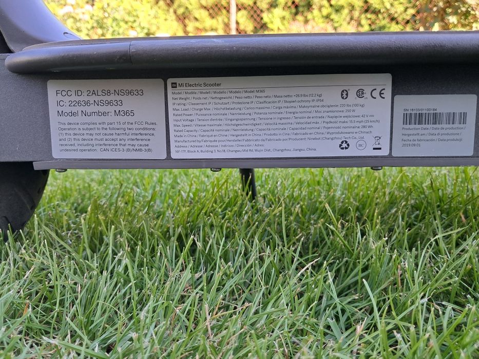 Hulajnoga elektryczna xiaomi m 365