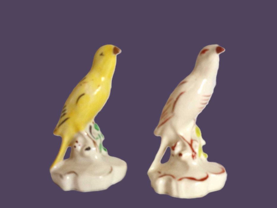 figurka porcelana porcelit Chodzież kanarek kanarki