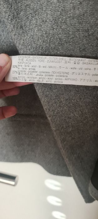 Casaco cinzento Zara