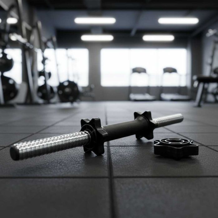 Диски Besport PowerPro 29кг + 2 грифа (30мм). Набір гантелей для дому