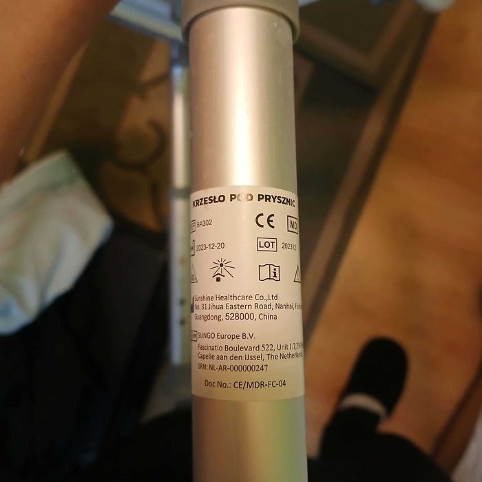 Sprzedam krzesło pod prysznic, nowe. Tarnobrzeg