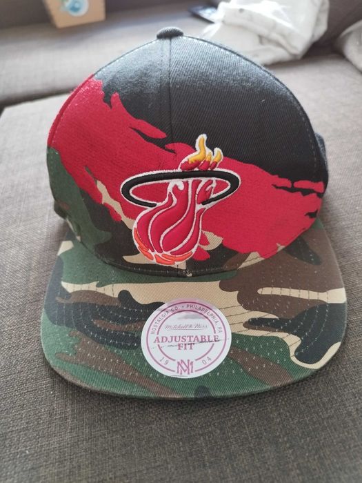 Boné Miami Heat Hwc Paintbrush Camo Snapback - Mitchell & Ness