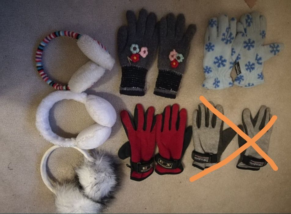 czapki, szalik,rękawiczki