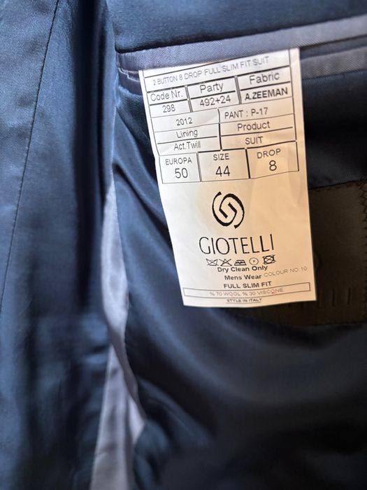 Костюм чоловічий Giotelli оригінал турецький