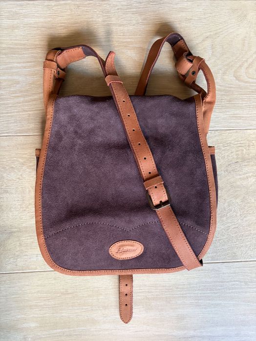Torba skórzana Huetter Myśliwska Welur Nr 015