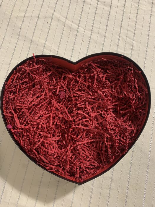 Caixa em forma de coração