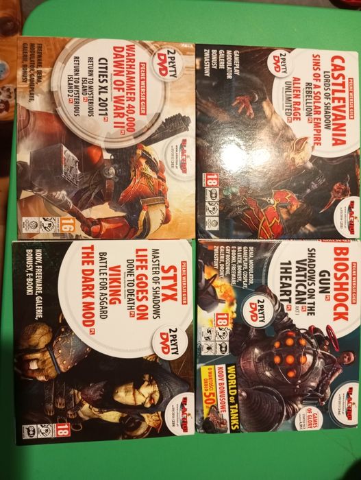 Zestaw gier z czasopisma na pc.