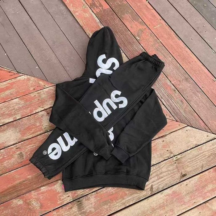 supreme Худи  Supreme Big logo суприм Худак кофта биг лого бомбер балахон Satin Appliqué