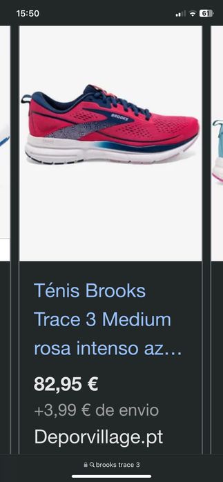 Corrida Brooks Trace 3 Tamanho 39 Hoka Oncloud
