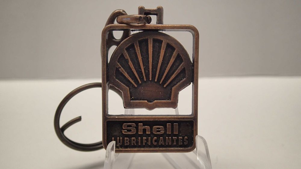 Porta Chaves antigo em metal  da Mobil Oil Portuguesa e da Shell
