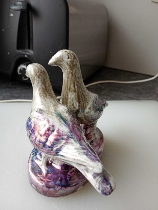 Figurka ptaków porcelana
