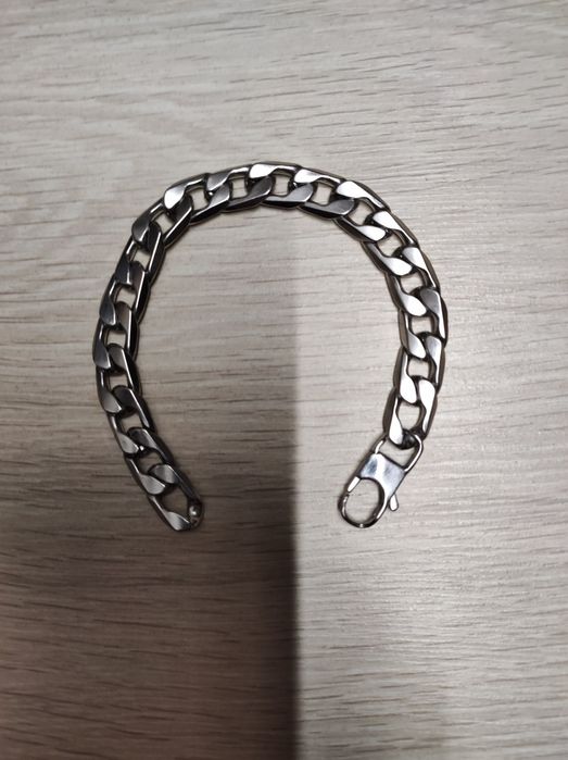 Bransoletka męska stal szlachetna 21,5 cm.