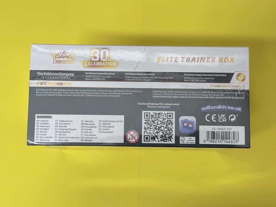 ETB 30th Celebration - Pokemon TCG (nowy) folia