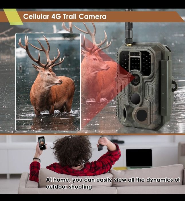 Camara Trail 4G cartão LTE