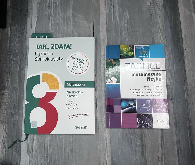 Zestaw nowych książek do matematyki i fizyki