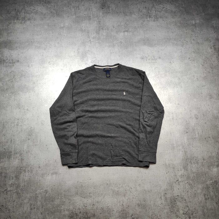 MĘSKA Bluza Sweter PREMIUM Szara Konik Polo Ralph Lauren Haft Classic