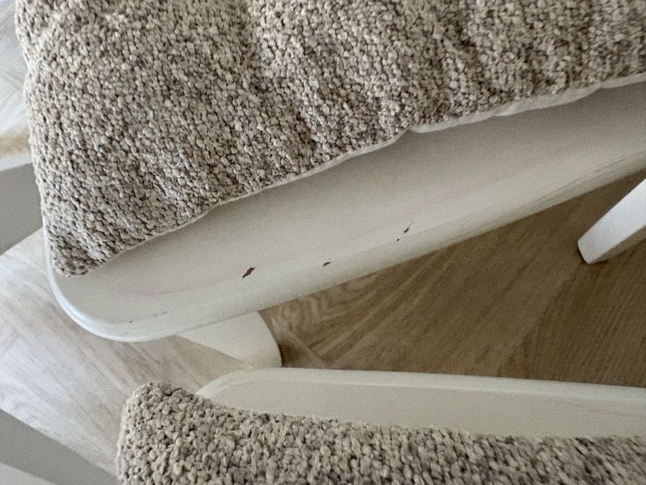 Stół biały okrągły i krzesła z ikea sprzedam