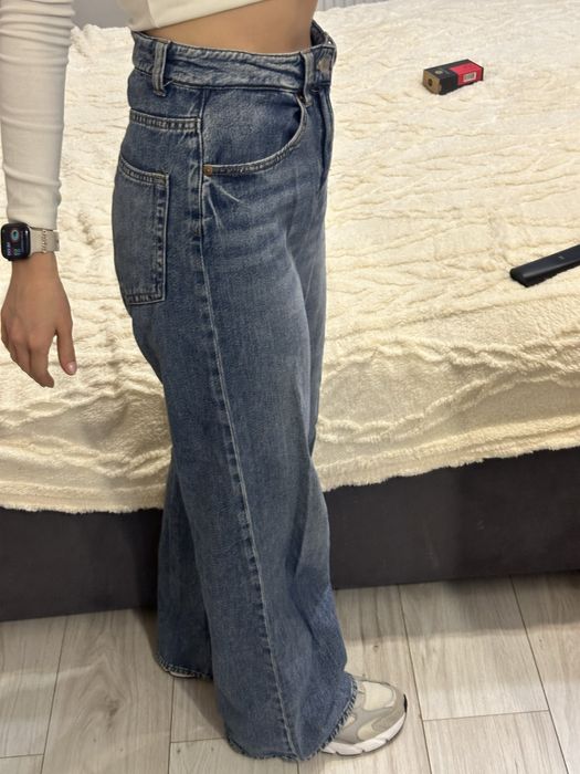 Джинси wide leg h&m, жіночі джинси