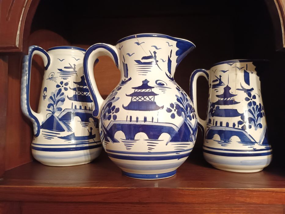 3 Canecas de Louça Portuguesa antigas