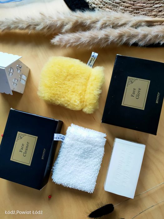 Rękawiczki face glove cleaner plis mydełko Raypath