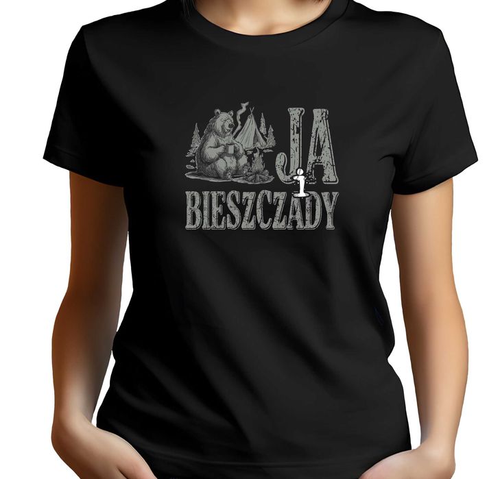 koszulka Bieszczady, koszulka Bieszczady koszulka turystyczna biwak