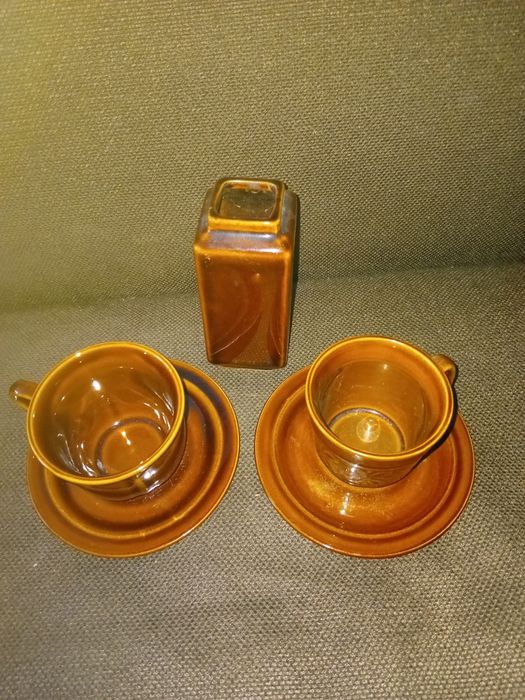 Pruszków wazonik  i 2 filiżanki