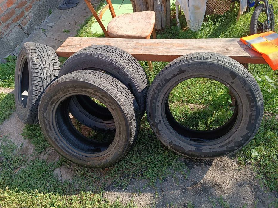 Зимняя резина Nokian Nordman 195 60 R15 ,7-8 мм протектор