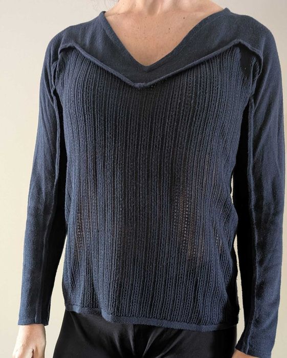 Camisola em malha da Lanidor em decote em V