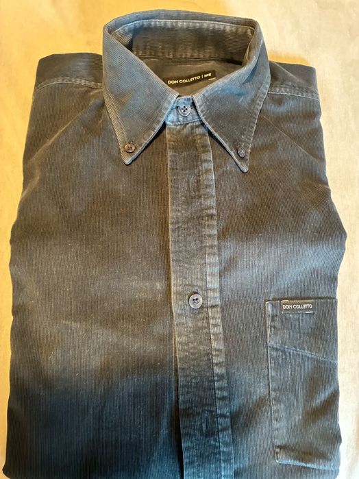 Camisa Bombazina Azul Marinho
