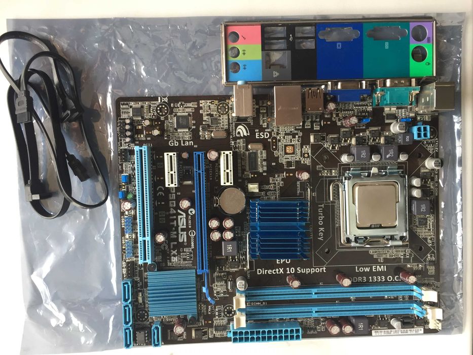 Материнська плата 	Asus P5G41T-M LX3 (DDR3 DIMM) в повному комплекті
