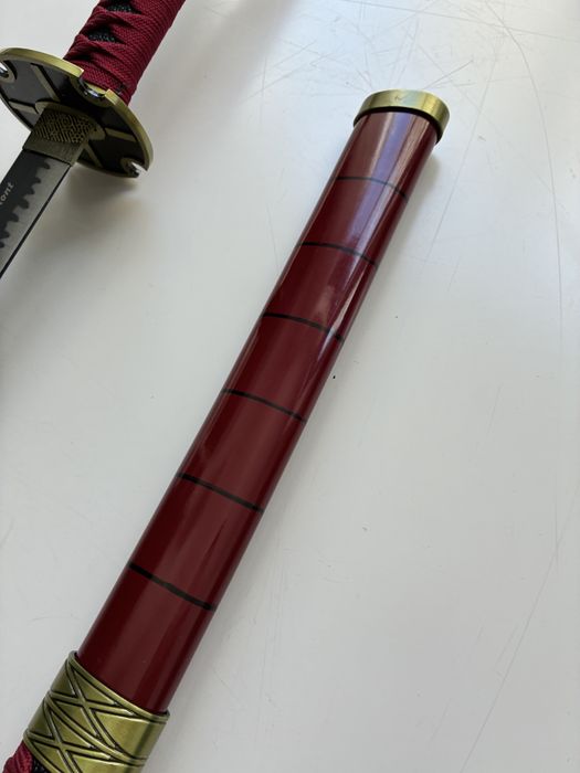 Katana Roronoa Zoro Vermelha, one piece anime