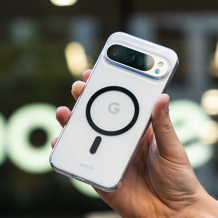 Чехол Mous Super Thin Crystal Clear для Pixel 9 / 9 Pro (не XL). С MagSafe.