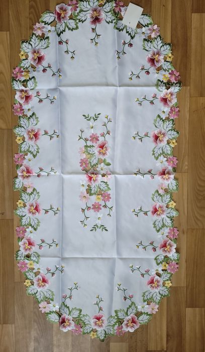Bieżnik haftowany 160x40
