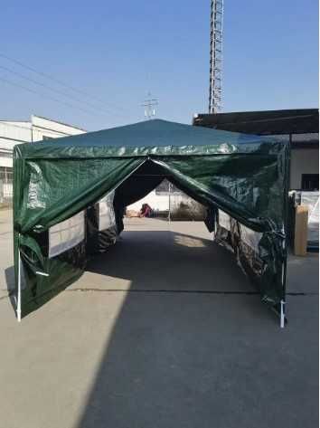 Павільйон садовий Avko Garden 3х6 м з 6 стінками зелений